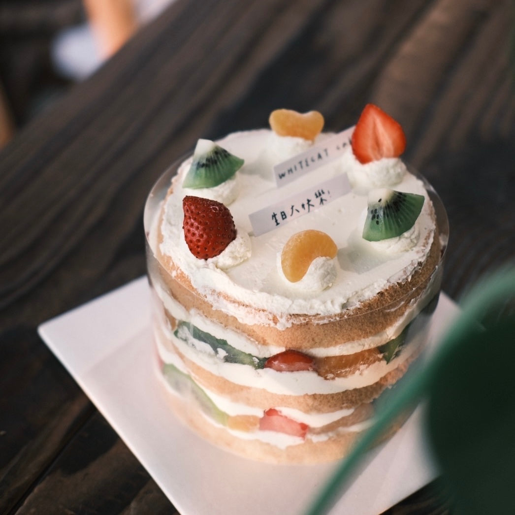 白貓水果戚風蛋糕